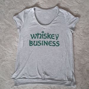 Whiskey Business tee Size M